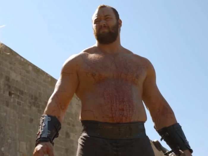 The man who plays 'The Mountain' on 'Game of Thrones' eats an insane 10,000-calorie daily diet