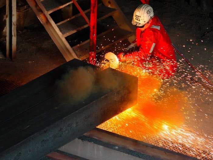 The world's largest steelmaker is getting smashed by China