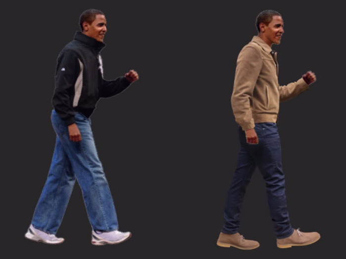 A British department store trolled Obama for his 'Dad jeans' and gave him a 'makeover'