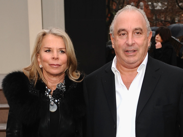 Sir Philip Green's Topshop retail empire is actually owned by his wife Tina, a 'blonde hurricane' who designs interiors for luxury yachts