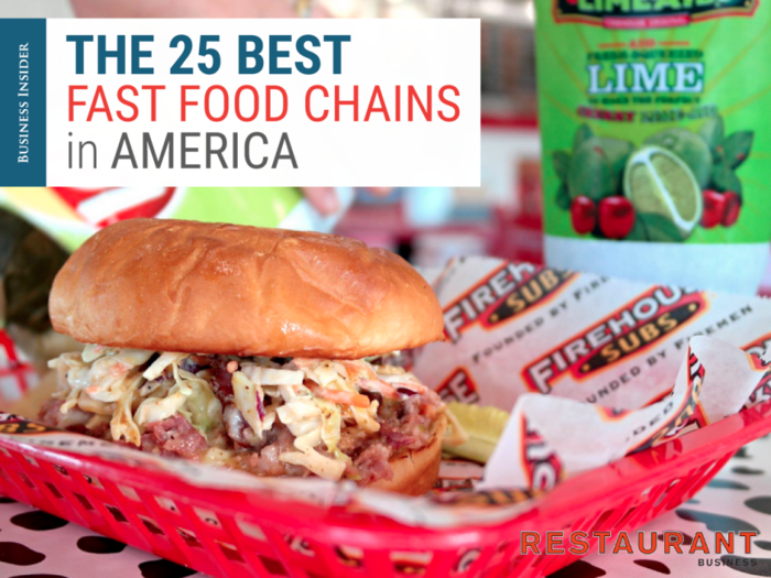 The 25 best fast food chains in America