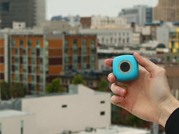 This remote-controlled camera that sticks to walls could replace selfie sticks