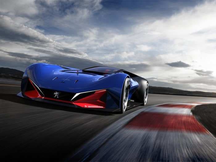 Peugeot's throwback race car concept is beautiful and innovative