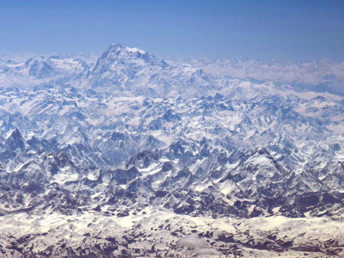 Astronauts are taking incredible photos of the Himalayan mountains from space