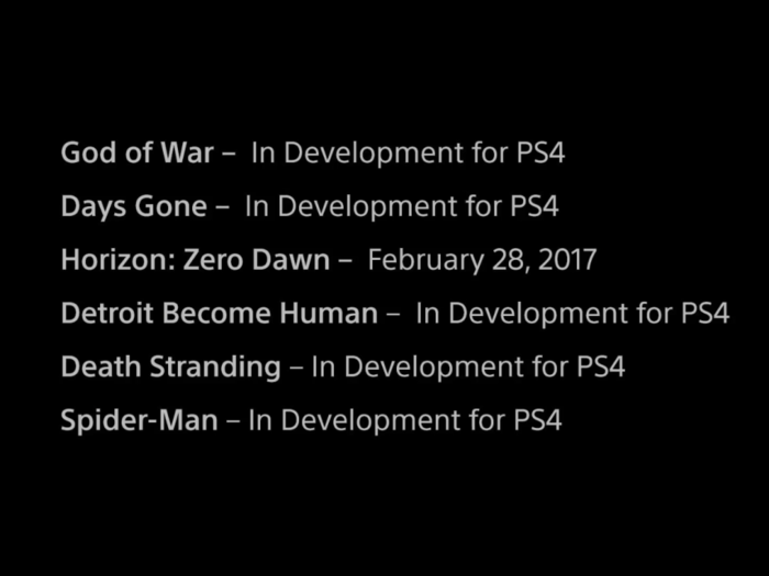 This was the only bad news from Sony's PlayStation event