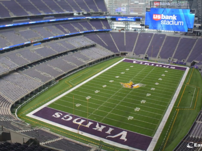 The Minnesota Vikings' new stadium is nearly complete and it looks amazing