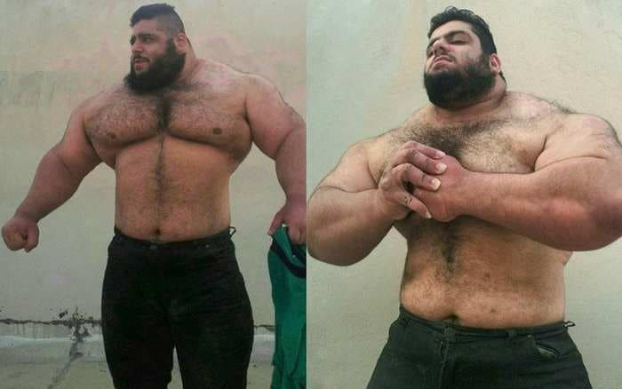 Meet Sajad Gharibi, the Iranian power-lifter who might be the biggest man in the world