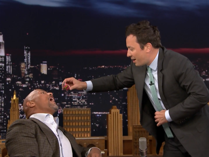 The Rock, who has a ridiculously strict diet, just ate candy for the first time in 27 years