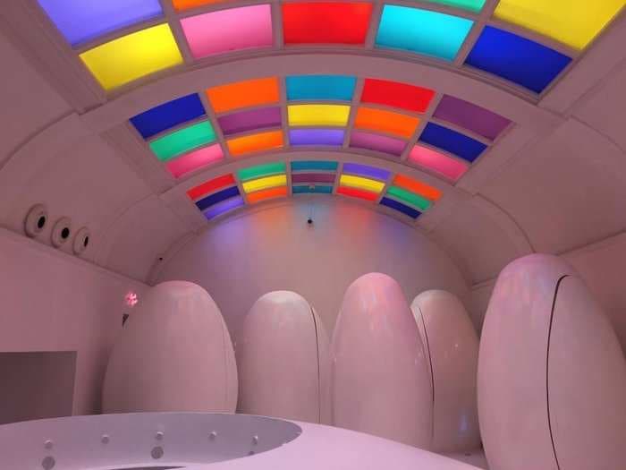 These egg-shaped toilet pods are the strangest bathroom stalls we've ever seen