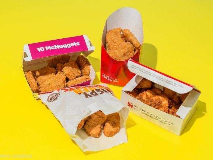 We tried chicken nuggets from Chick-fil-A, Wendy's, Burger King, and McDonald's - here's the winner