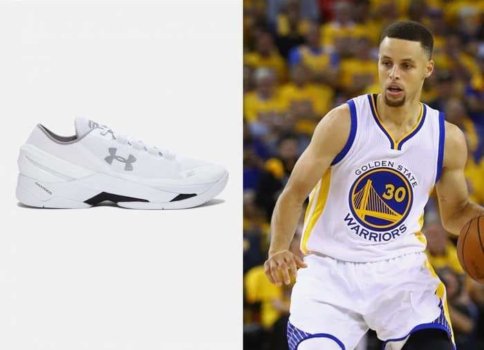 The story behind Steph Curry's all-white 'dad shoes' that blew up the internet