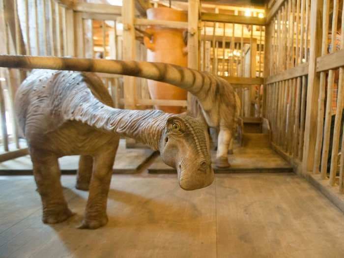 Go inside Kentucky's new replica of Noah's Ark - complete with dinosaurs