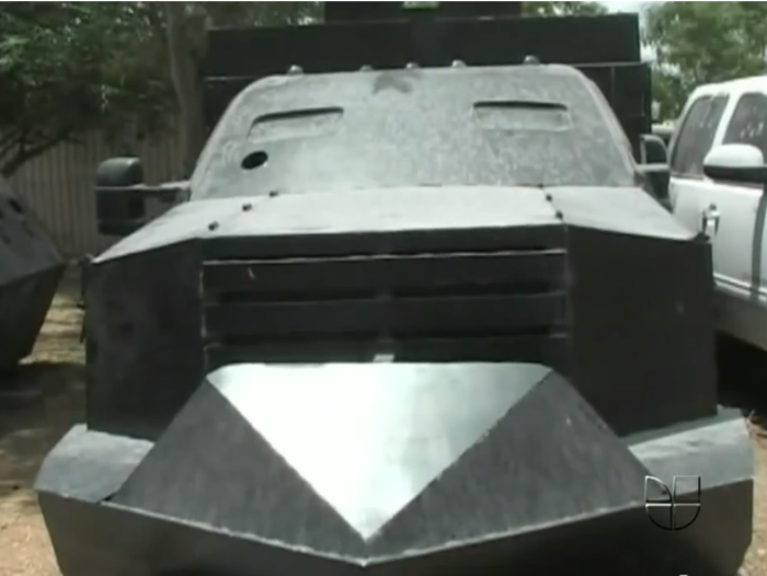 These are the features of Mexico's monstrous homemade narco tanks