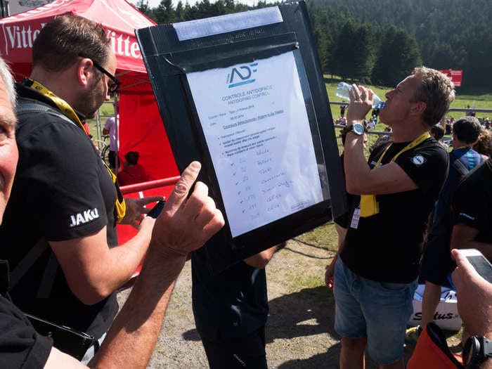 8 cyclists are drug tested at the Tour de France every day -&#160;here's what happens