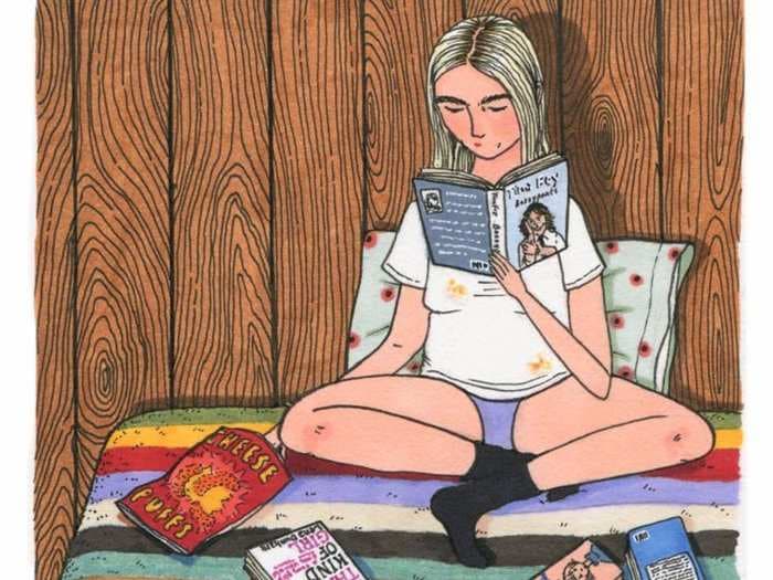 An artist creates drawings that perfectly capture what women really do when no one is watching