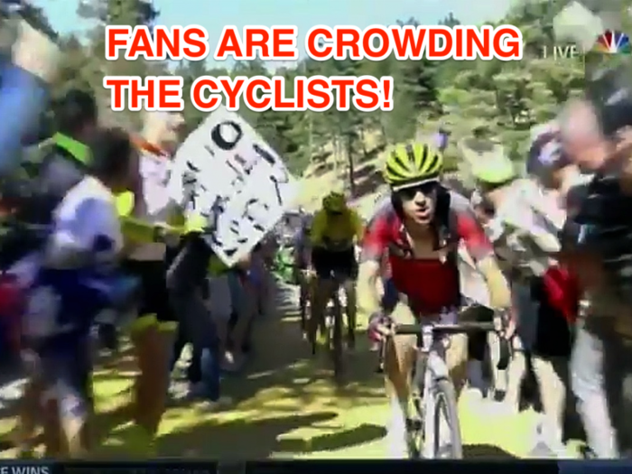 American cyclist rips the crowds that caused the epic crash at the Tour de France