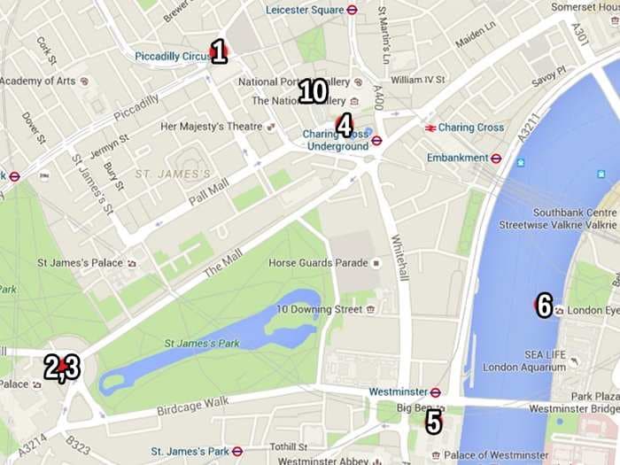 Here's a map of all the hottest 'Pokemon Go' gyms in London