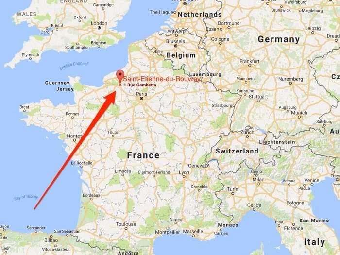 Two armed men have taken several hostage in a church in France