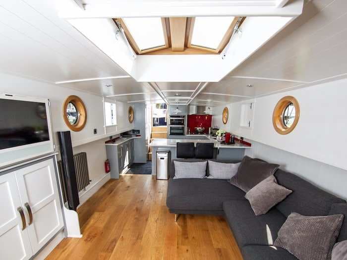 What it's like to live on a &#163;300,000 houseboat in London