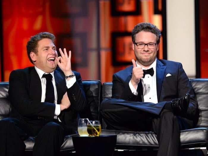 Seth Rogen came up with the idea for 'Sausage Party' after smoking pot with Jonah Hill