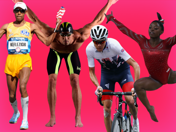 4 athletes show the perfect body types for Olympic sports