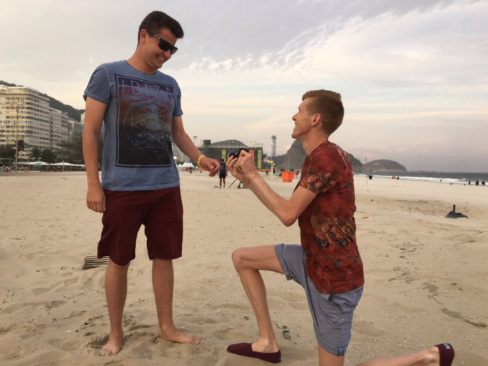 An Olympic racewalker proposed to his boyfriend in Rio and it was heartwarming