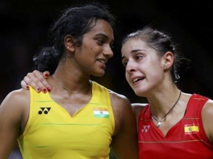 Excel
in maintaining healthy competition at workplace PV Sindhu, Carolina Marin
style<b></b>