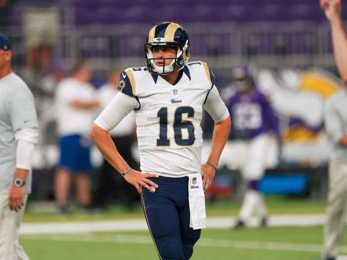 The Rams traded a treasure trove of draft picks for Jared Goff - and now he's their third-string quarterback