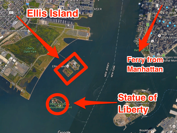 It's really easy to see the creepy, abandoned hospital on Ellis Island - and most people have no clue