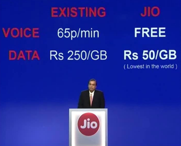 Tariff
war started by Reliance Jio is going to hurt revenues of mobile companies.
Here’s how<o:p></o:p>