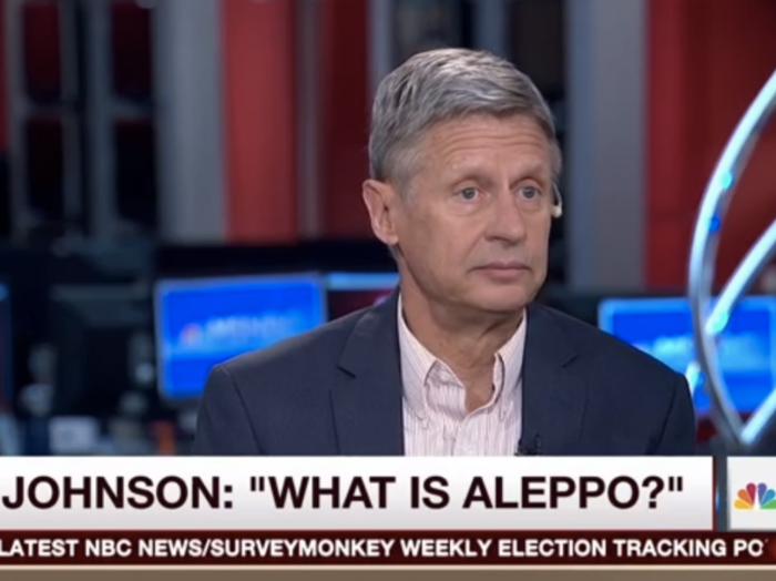 Gary Johnson reportedly once asked an aide: 'Who's Harriet Tubman?'