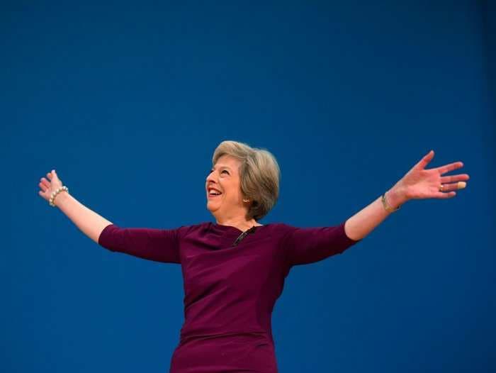 Theresa May now owns the massive gap left by the Labour party