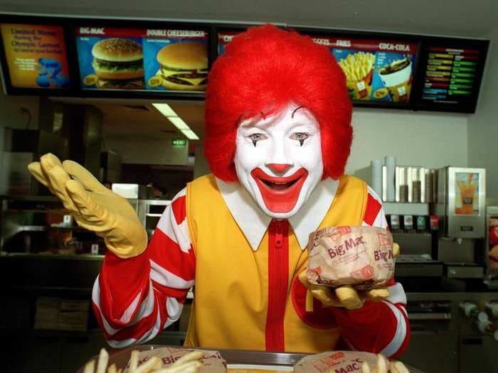 McDonald's is forced to hide Ronald McDonald amid creepy clown sightings