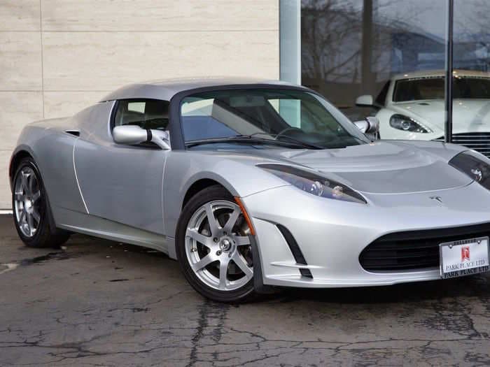 A rare Tesla Roadster is on sale for $1 million - here's a closer look at the car