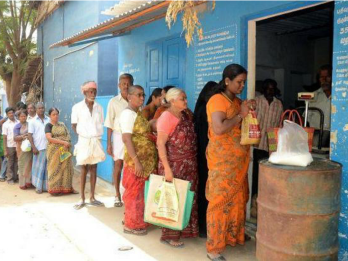 ​ Ration shops in the country would be used for all banking transactions