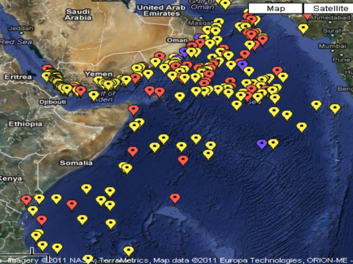 These maps show how devastating Somali pirates used to be