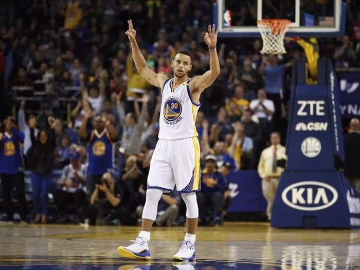 Warriors announcer unintentionally had the perfect prediction to Stephen Curry breaking the 3-point record and lighting up the Pelicans