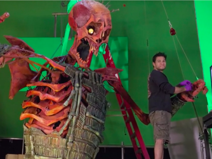 Here's how a giant stop-motion skeleton puppet was made for 'Kubo and the Two Strings'