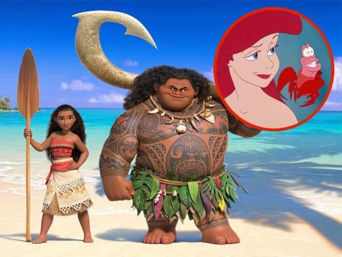 'Moana' has an end-credits scene featuring a fun nod to a classic Disney movie