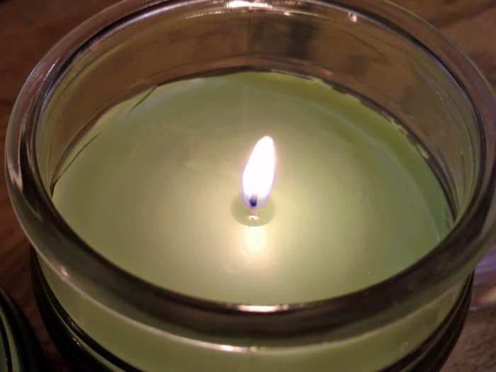 This is the easiest thing you can do to avoid nasty soot marks on your candle jars