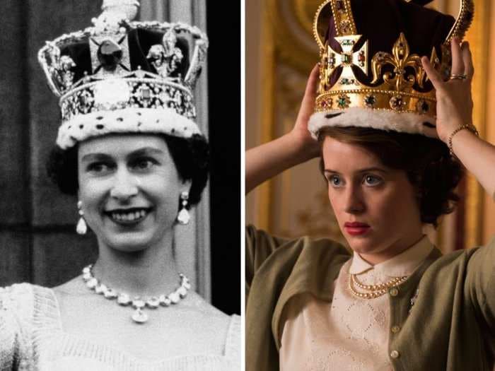 Here's how the cast of 'The Crown' compares to the real-life royals