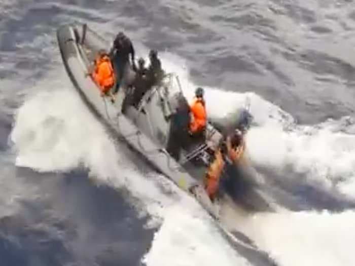 Police intercepted 5,700 pounds of cocaine near the coast of one of Europe's drug gateways