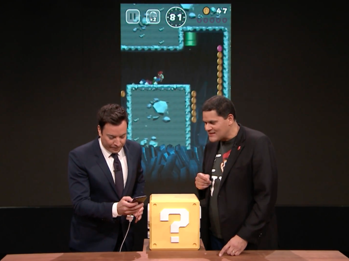 Watch Jimmy Fallon play the new 'Super Mario' game for iPhone before it launches next week