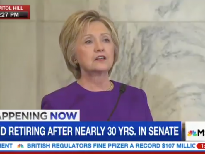 HILLARY CLINTON: The 'epidemic of malicious fake news' is a 'danger' that must be 'addressed quickly'