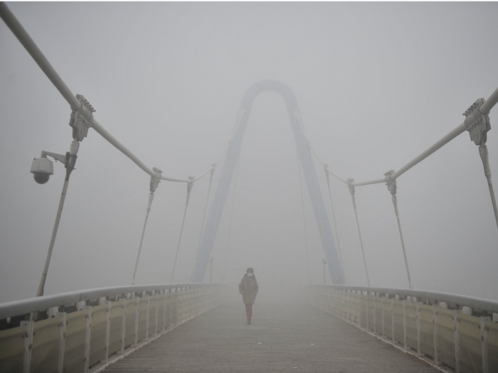 Photos of China's 'Airpocalypse' - where industrial smog makes the country into living hell for half a billion people