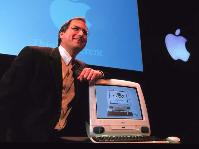 The story of how Steve Jobs saved Apple from disaster and led it to rule the world, in 39 photos