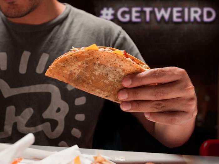 This fast-food taco has been compared to a 'wet envelope of cat food' - and Americans eat 554 million a year