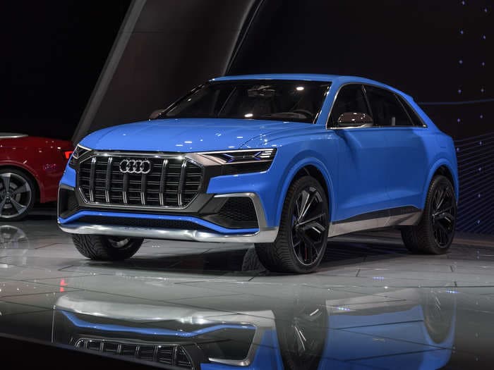 Audi just unveiled a stunning hybrid SUV concept that hints at what will come in 2018