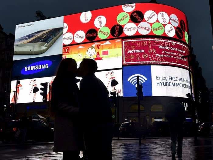 The world-famous London Piccadilly lights are being switched off for 9 months