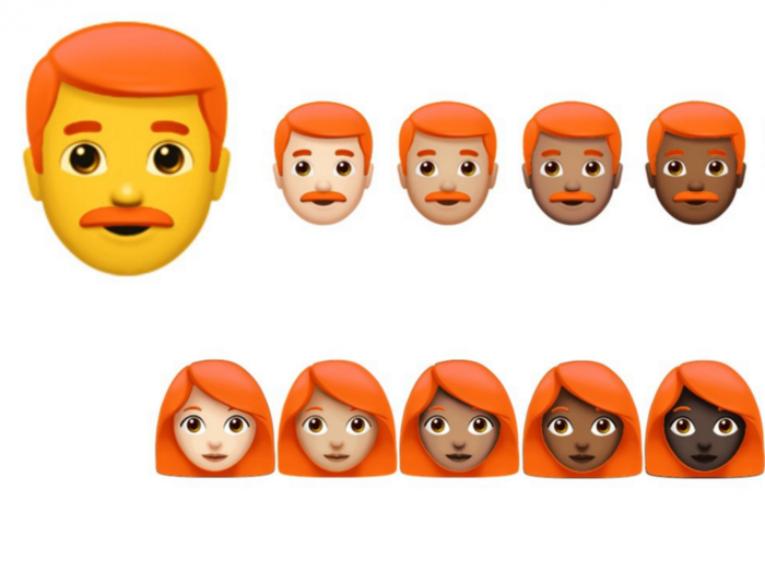 Redhead emoji will be up for debate in a meeting at Apple's HQ